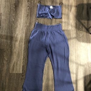 Crop top/pant set